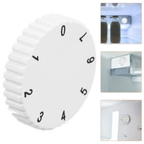 NICEXMAS Thermal Control Knob Replacement Thermostat Knob Plastic 1Pack White