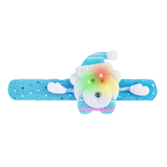 Huanglei Bracelet à Pression Lumineux Bracelets Lumineux pour Enfants Fête de Vacances DIY Arts et Activités Sensoriels