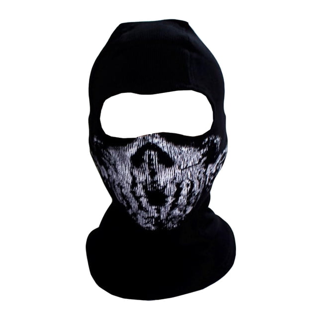 Daily Mix Store Tactical Balaclava Skeleton Ghost Skull Full Face Mask Ski Halloween Windproof-