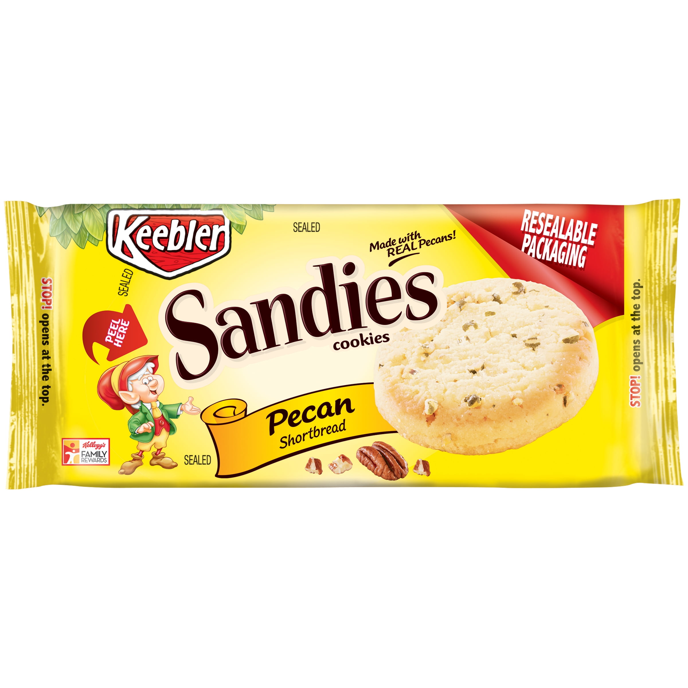 Keebler Sandies Pecan Shortbread Cookies 11.3 oz. Tray by Kellogg Sales Co.