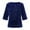 Blue, variant on Outfmvch Mardi Gras Shirts for Women,Graphic Tees,Carnival Tshirts,Graphic Tshirt,Mardi Gras Clothes,Sequin 3/4 Sleeve Tops Glitter Blouses Crew Neck Sparkly Shirts Gold S