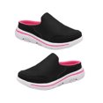 thumbnail image 2 of 1 Paire de Sandales Plates Portables pour Femmes, Respirantes, Design Simple, Noir Rouge Taille 48, 2 of 9