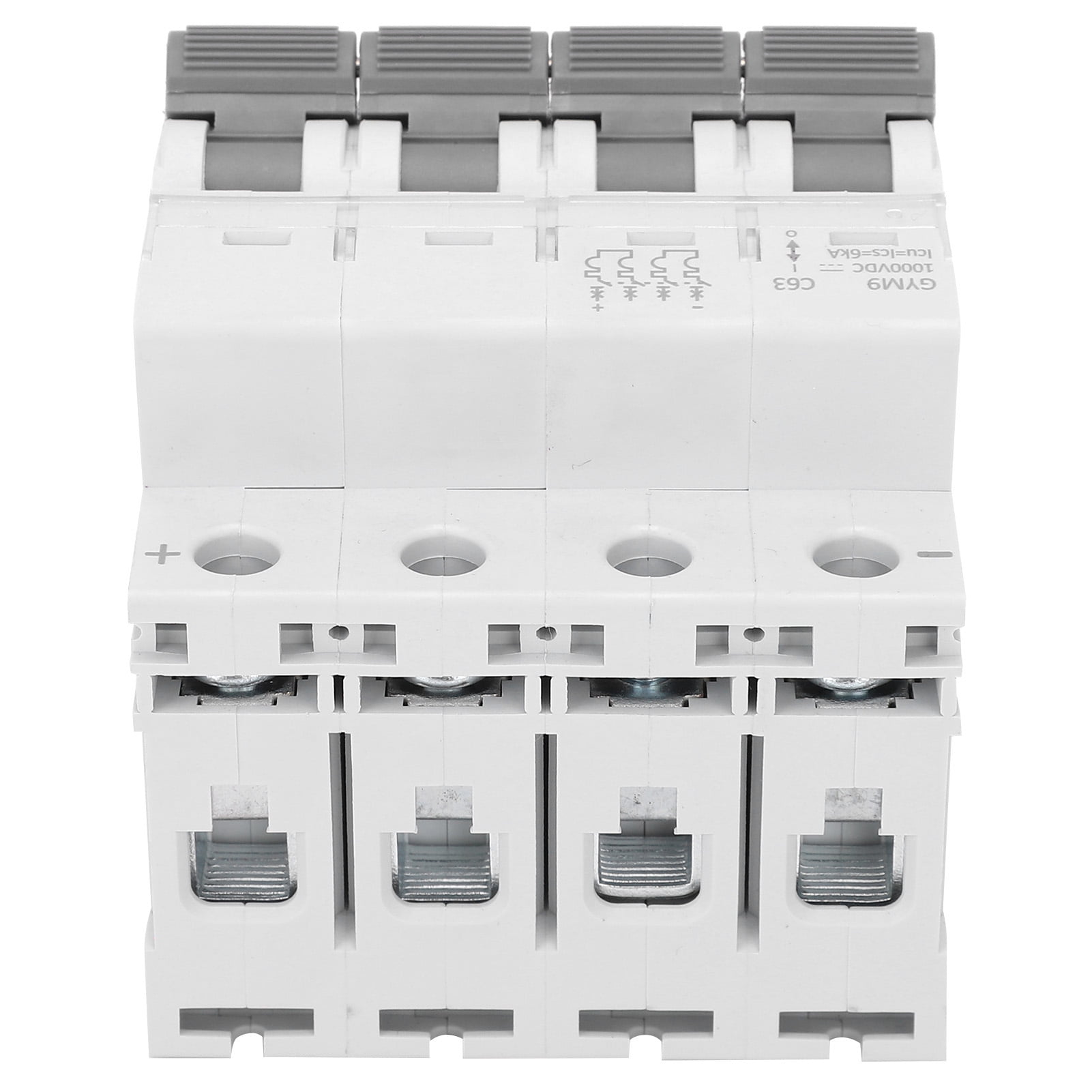 DC Circuit Breaker Mini DIN Rail Installation Protection Equipment GYM9‑C63 4P 1000V