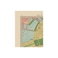 thumbnail image 5 of Historic City Map - Boston Massachusetts - Hammond 1910 - 23 x 29.66 - Vintage Wall Art, 5 of 5
