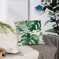 thumbnail image 5 of Green Plants Throw Pillow Covers 18x18 Set of 4 Tropical Leaf Pillow Covers Summer Decorations Pillow Covers Cushion Covers Pillow Case for Outdoor Home Couch Sofa Decor (18 inch), 5 of 5