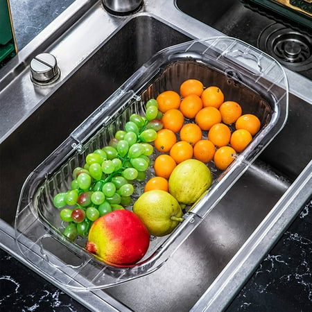 

Banghong Strainers And Colanders Kitchen Sink Drain Basket Retractable Pet Sink Strainer Telescopic Basket Kitchen Rack Basket Vegetable Basket Fruit Basket Tableware Drainer Dish Rack