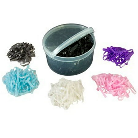 - HILASON WESTERN HORSE TACK CARE BRAIDING RUBBER BANDS 500 PSC/PACK PURPLE