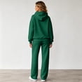 thumbnail image 4 of Womens 2 Piece Lounge Sets Matching Sweatsuits Oversized Hoodie Jogger Sweatpants Set Workout Tracksuit Airport Travel Outfits Comfy Loungewear, 4 of 6