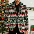 thumbnail image 5 of Mifsaly Plus Size Mens Christmas Blazer Jacket Corduroy Sport Coats 2025 Button Down Lapel Suit Jackets Xmas Santa Trees Snowflake Winter Coat Dinner Festival Party Outerwear with Pockets, 5 of 8