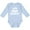 AE-Light Blue, variant on Inktastic Easter Hip Hop Hooray with Eggs and Carrot Boys or Girls Long Sleeve Baby Bodysuit