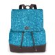 thumbnail image 1 of Fotbe Blue Glitter Mochila Bolso con Estampado para Mujer, Mochila Antirrobo de Nylon Impermeable, Bolsa Ligera de Hombro, 1 of 4
