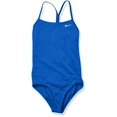 thumbnail image 1 of Nike Swim Girls' Big Racerback One Piece Swimsuit, Game Royal, Large, 1 of 2
