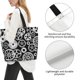 thumbnail image 3 of Disketp Metallic Gears Bolsa Tote Estampada para Mujer, Bolso de Hombro y de Mano para Compras y Viajes, 3 of 8
