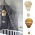 thumbnail image 4 of DHliIQQ Rattan Hot Balloon Kids Room Decor Beige Decor House Decorations Pendant Decor Woven for Home Rattan, 4 of 8