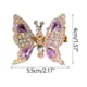 thumbnail image 3 of Pinza de pelo de mariposa con pedrería móvil para mujer - Horquilla 3D con alas aleteantes, 2,17 x 1,57 pulgadas, accesorio para el pelo para bodas y fiestas, 3 of 5
