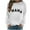01 White, variant on YueHuiYing Oversized Sweatshirt for Women Crewneck Long Sleeve Casual Tops Graphic Hoodies Pullover Sweater