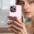 thumbnail image 6 of Hisdou Case for iPhone 15 Pro with Ring Stand, 360° Rotatable Ring Holder Magnetic Kickstand, Heavy Duty Shockproof Cover Women Men Luxury Protective Phone Case for iPhone 15 Pro 6.1", Pink, 6 of 6