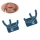 thumbnail image 4 of Ganchos Ganchos Multifuncionales En Forma De Asta Ganchos Resistentes Montados En La Pared Tapa Llavero Para Cocina Puerta De Baño Dormitorio 2 Uds Eigraketly HA025820-02, 4 of 7