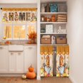thumbnail image 2 of Fall Kitchen Window Curtains and Valances Set 36 Inch, Home Gnome Pumpkins Maple Leaves Orange Vintage Short Tier Curtain for Cafe Living Room Bathroom, Autumn 3 Pieces Set Kitchen Decor, 2 of 6
