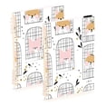 thumbnail image 2 of Cute Simple Pattern A5 8.3x5.7in PP Notebook, Adjustable Rings, 60 Sheets, Diary or Journey Note, 2 of 8