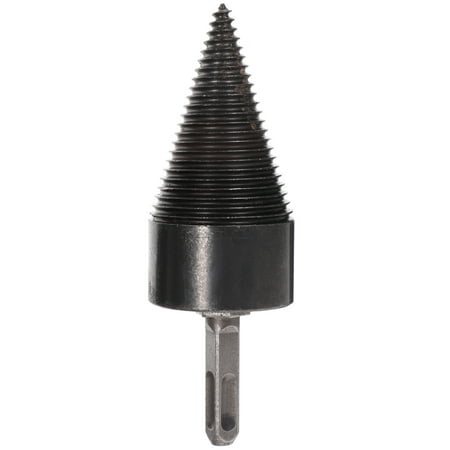 

Hemoton Drill Bit Splitter Wood Firewood Log Splitting Woodworking Tool Cones Screw Hex Hammer Woodworker Carpenter Cone Steel