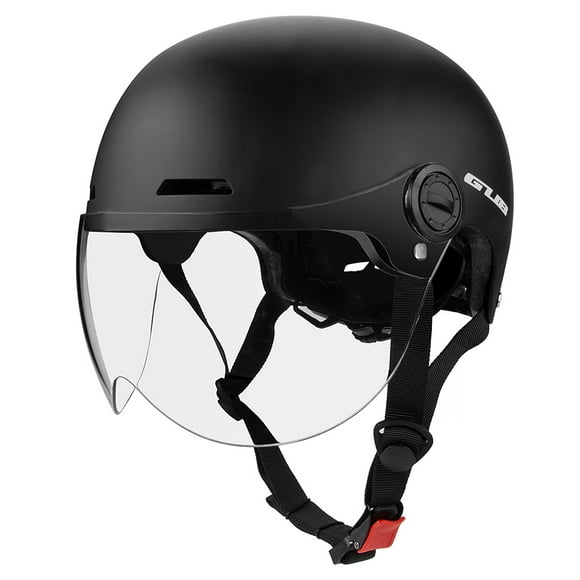 GUB GUB-01 ABS+EPS Foam Electric Bike Helmet with 4 Vents, Black/White, Size L (56-61cm), Lightweight 514g, Ultimate Cycling Protection