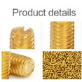 thumbnail image 5 of (30pcs) Copper Slotted Set Screws, M5x8mm, 5 of 5