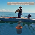 thumbnail image 5 of CARRFA Foldable Floating Fishing Basket, Portable Collapsible Fishing Net, Nylon Net Bait Storage Cage Keeping Minnows Shrimp Fish (16.5x14inch), 5 of 10