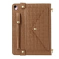 thumbnail image 2 of Handbag Case for iPad 9th/8th/7th Gen/Pro 10.5", Flip Folio Stand Crossbody Wallet Case with S Pen Holder & Card Slots Pocket, Hand Strap & Shoulder Strap Protective Cover,Brown, 2 of 10