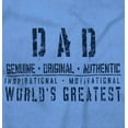 thumbnail image 2 of Dad Genuine World's Greatest Father Zip Hoodie Sweatshirt Men Brisco Brands S, 2 of 6