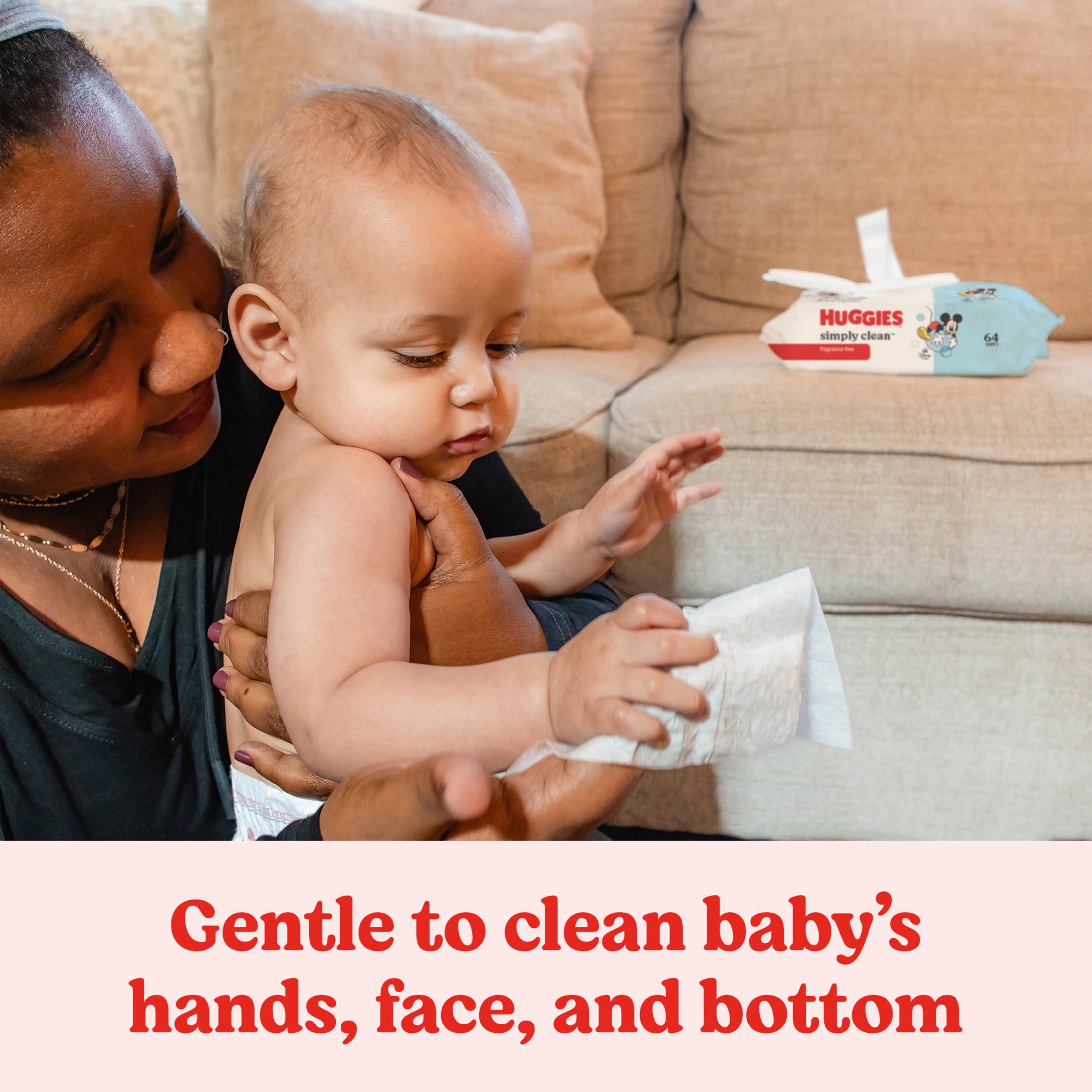 Huggies Simply Clean Unscented Baby Wipes, 3 Pack, 192 Total Ct (Select for More) Huggies Simply Clean Unscented Baby Wipes, 3 Pack, 192 Total Ct (Select for More)
