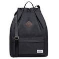 thumbnail image 1 of KAUKKO Cordón Deportes Mochila Gimnasio Yoga Bolsa Hombro Mochila para Hombres y Mujeres KAUKKO  K1031-3-Black, 1 of 5