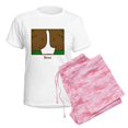 thumbnail image 6 of CafePress - Generic_Borzoi Women's Light Pajamas - Women's Short Sleeve Print T-Shirt and Pants Light Cotton Pajama Set, 6 of 7