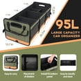 thumbnail image 5 of Trunk Organizer for Suv, Sturdy Storage Organization with Non-Slip Bottom Strips, 95L Large Capacity Cargo Organizer for Car, Truck, Sedan, Waterproof Portable Car Organizers for Women Men, 5 of 9