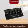 thumbnail image 2 of 5-Channel Audio Mixer Portable Mini Microphone Extender A, 2 of 5