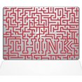 thumbnail image 1 of The Decal Guru Think MacBook Sticker Vinyle MacBook 12" - Rouge (1296-MAC-12M-DR), 1 of 1