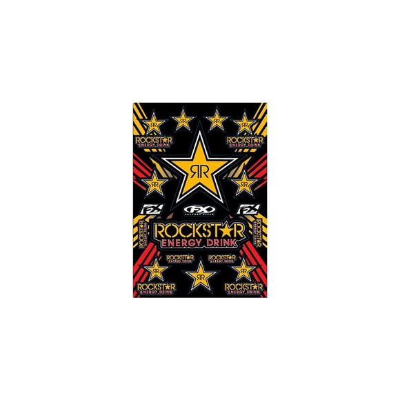 Factory Effex KIT d'Autocollants Rockstar Mylar
