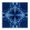Blue Symmetry Mosaic, variant on Stupell Industries Modern Mosaic Pattern Abstract Painting Wrapped Canvas Art Print Wall Art, 17 x 17