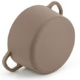 thumbnail image 4 of Crockpot Artisan 5 Quart Enameled Cast Iron Dutch Oven in Matte Dusty Pink, 4 of 6
