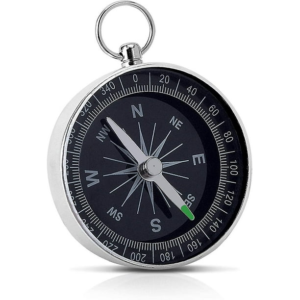 Portable Pocket Compass, Mini Orienteering Compass With Aluminum