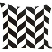 Simply Daisy 16" x 16" Zigzag Jag Geometric Print Pillow