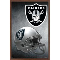 NFL Las Vegas Raiders – Helmet 20 Wall Poster, 22.375" x 34", Framed