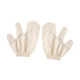 thumbnail image 4 of Guante de baño para fregar, guantes de masaje resistentes al desgaste con muñequera elástica, guante de baño para lavar espalda, para hoteles Doble, 4 of 8