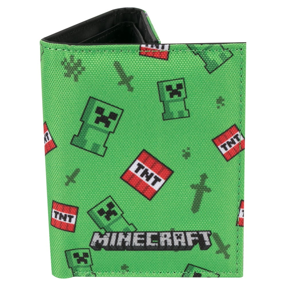 JINX Minecraft Creeper Sprite TriFold Wallet