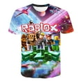 thumbnail image 1 of ROBLOX T-shirt Imprimé à Manches Courtes Col Rond, Anime pour Adolescents, Confortable pour Garçons et Filles, Jinjin, 1 of 3
