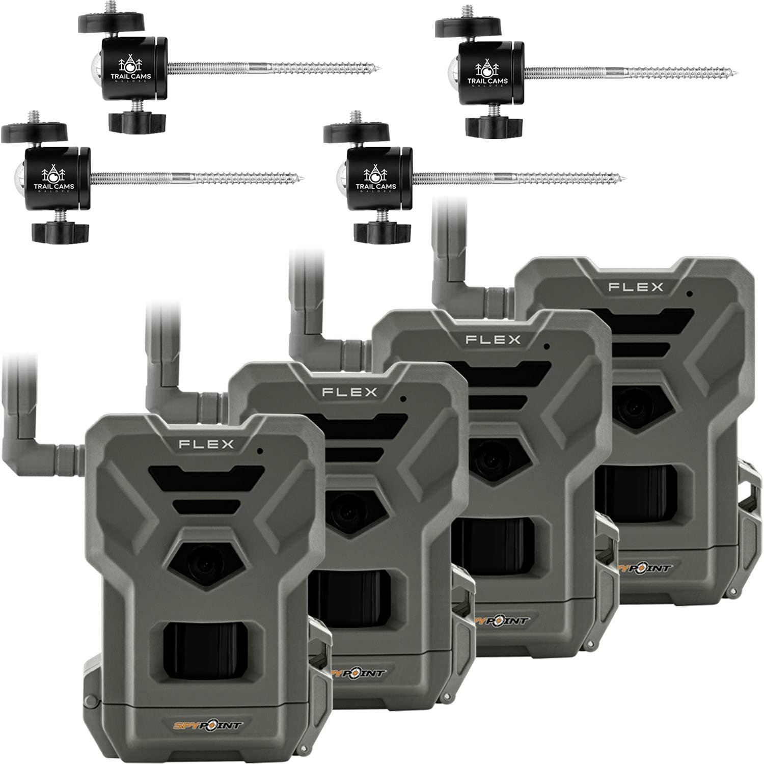 BUNDLE SAVINGS! SPYPOINT FLEX WITH BATTERIES, SD CARDS, AND, 45 OFF