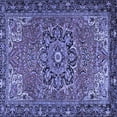 thumbnail image 1 of Ahgly Company Indoor Square Persian Blue Traditional Area Rugs, 4' Square, 1 of 4