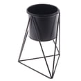 thumbnail image 1 of Nordic Style Flower Planters with Iron Shelf - A Black, 1 of 8