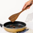thumbnail image 3 of Lubelski Kitchen Utensils Food Grade Heat Resistant Wood Utility Kitchenware Pan Spatula Cooking Accessories for Home, 3 of 3