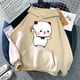 thumbnail image 4 of 2024 mujeres hombres ropa de calle gótica Kawaii Vintage sudaderas de dibujos animados divertido gráfico con capucha Bubu Dudu Y2k sudaderas con capucha estampadas ropa, 4 of 5